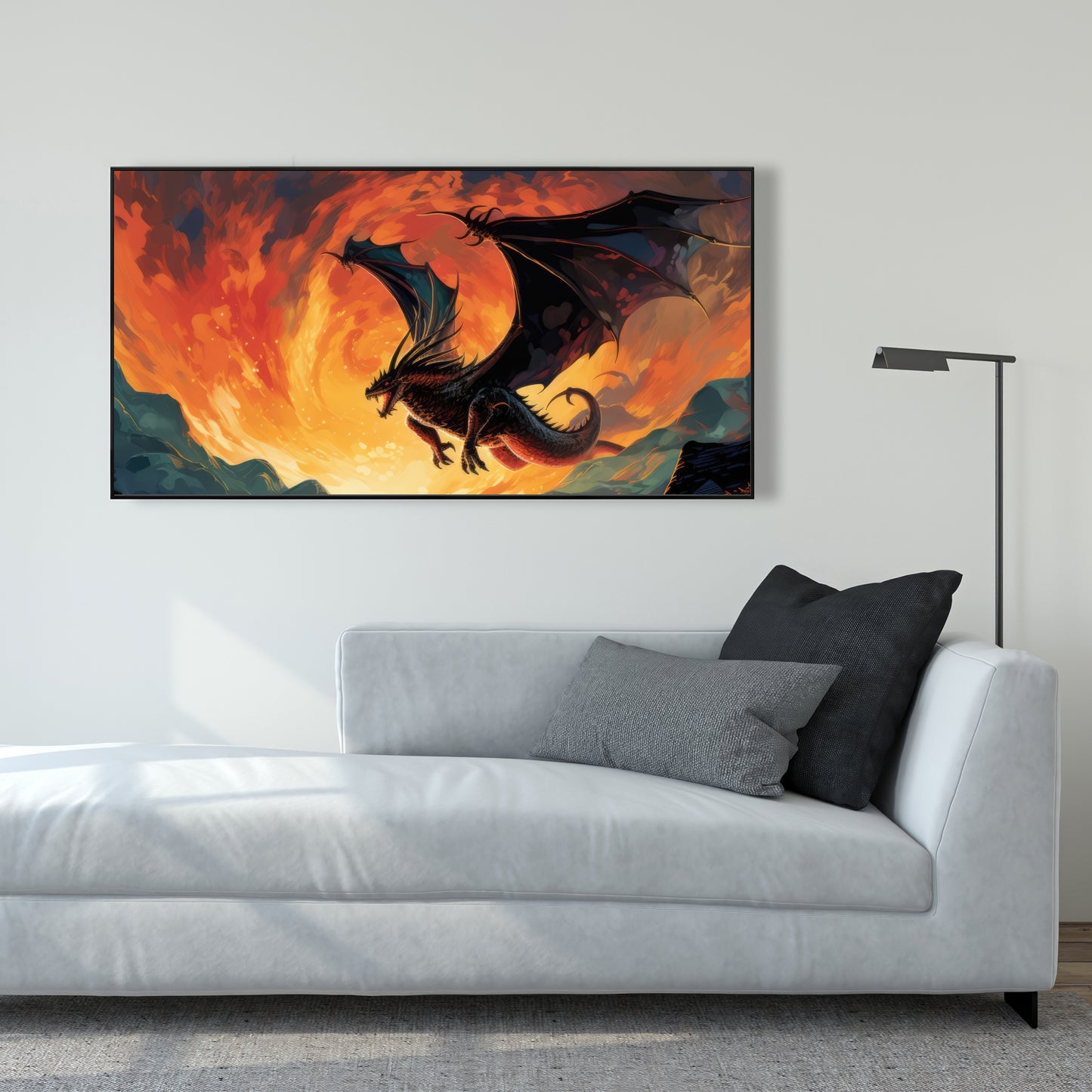 Hope for Mercy - Gray Framed Canvas Home Decor Art
