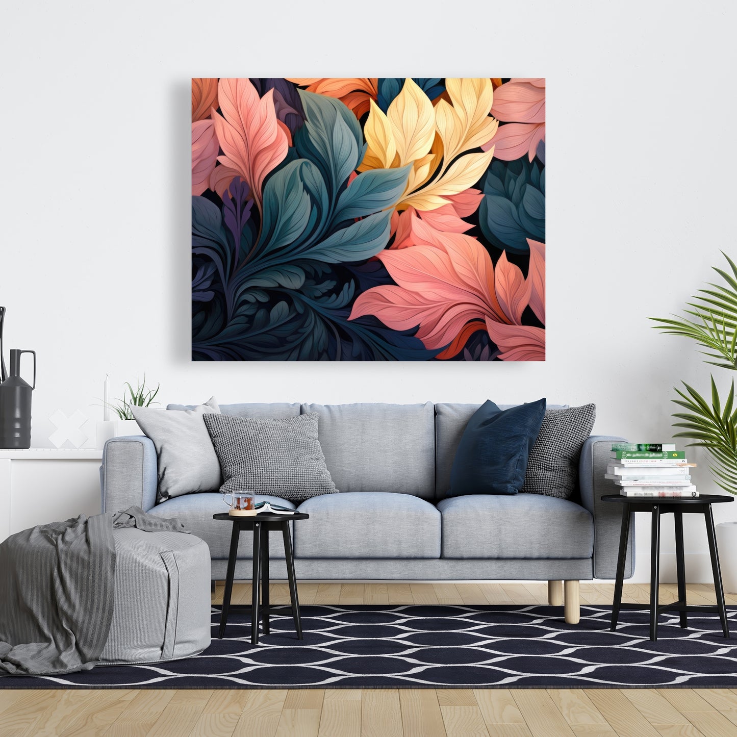 Pastel Bloom - Yellow Canvas Art for Home Decor | Brighten Up