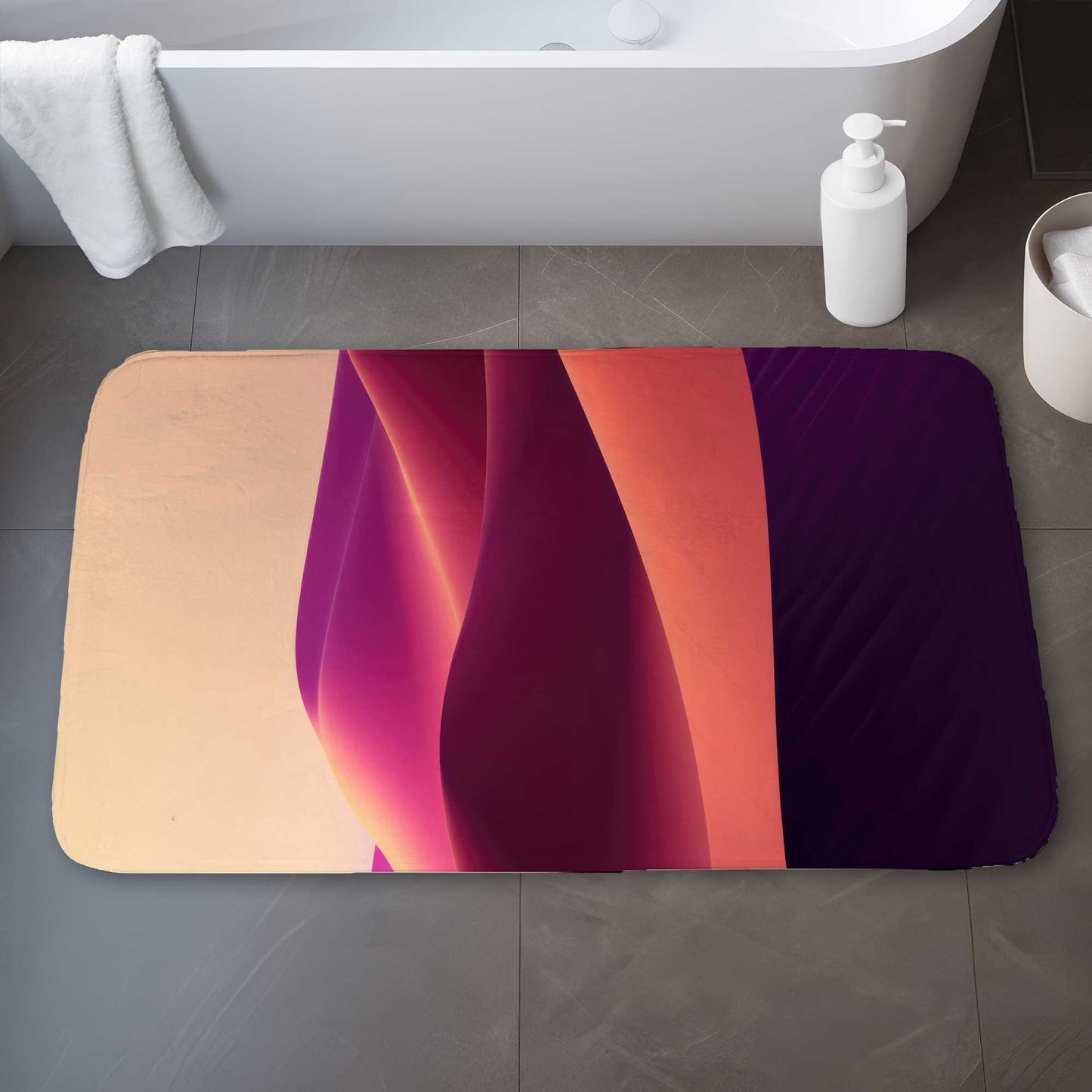 Tapis de bain Deep Dunes | Décoration élégante, doux et durable