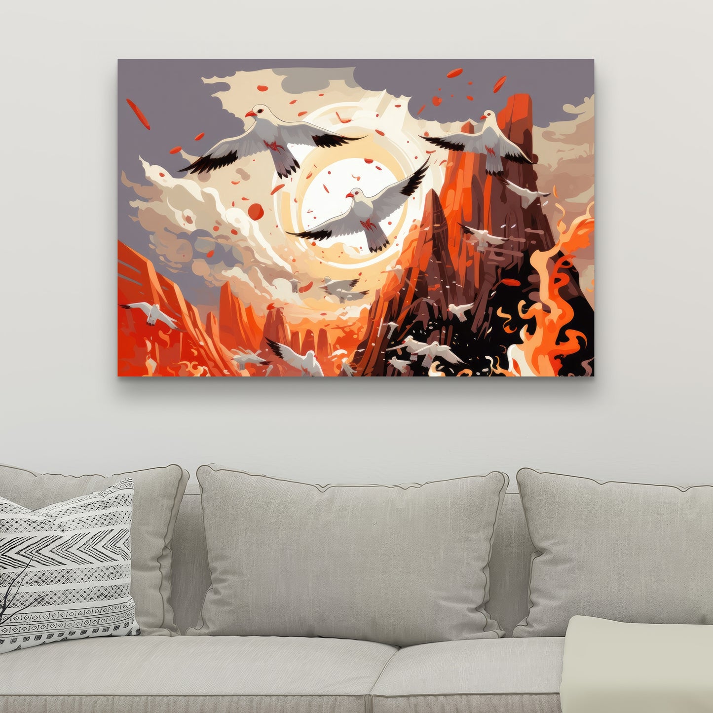 The escape - 32"x32" Canvas