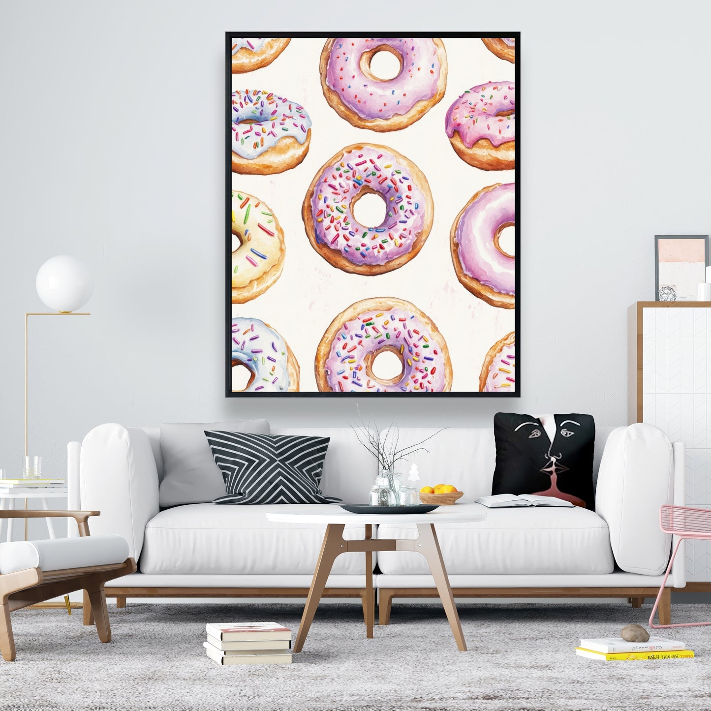 Sugar delights - 36"x36" Framed canvas