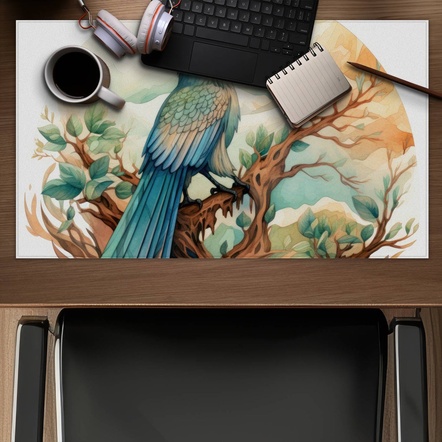 Perched - Desk Mat