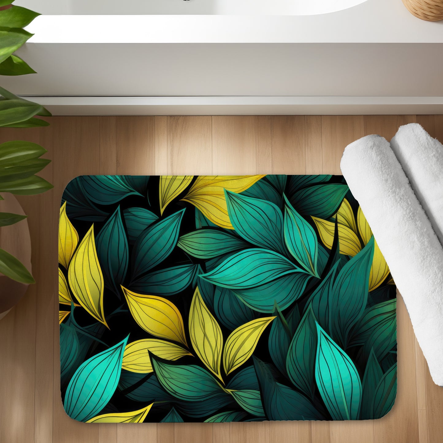 Potent aroma - 17"x24" Bath mat
