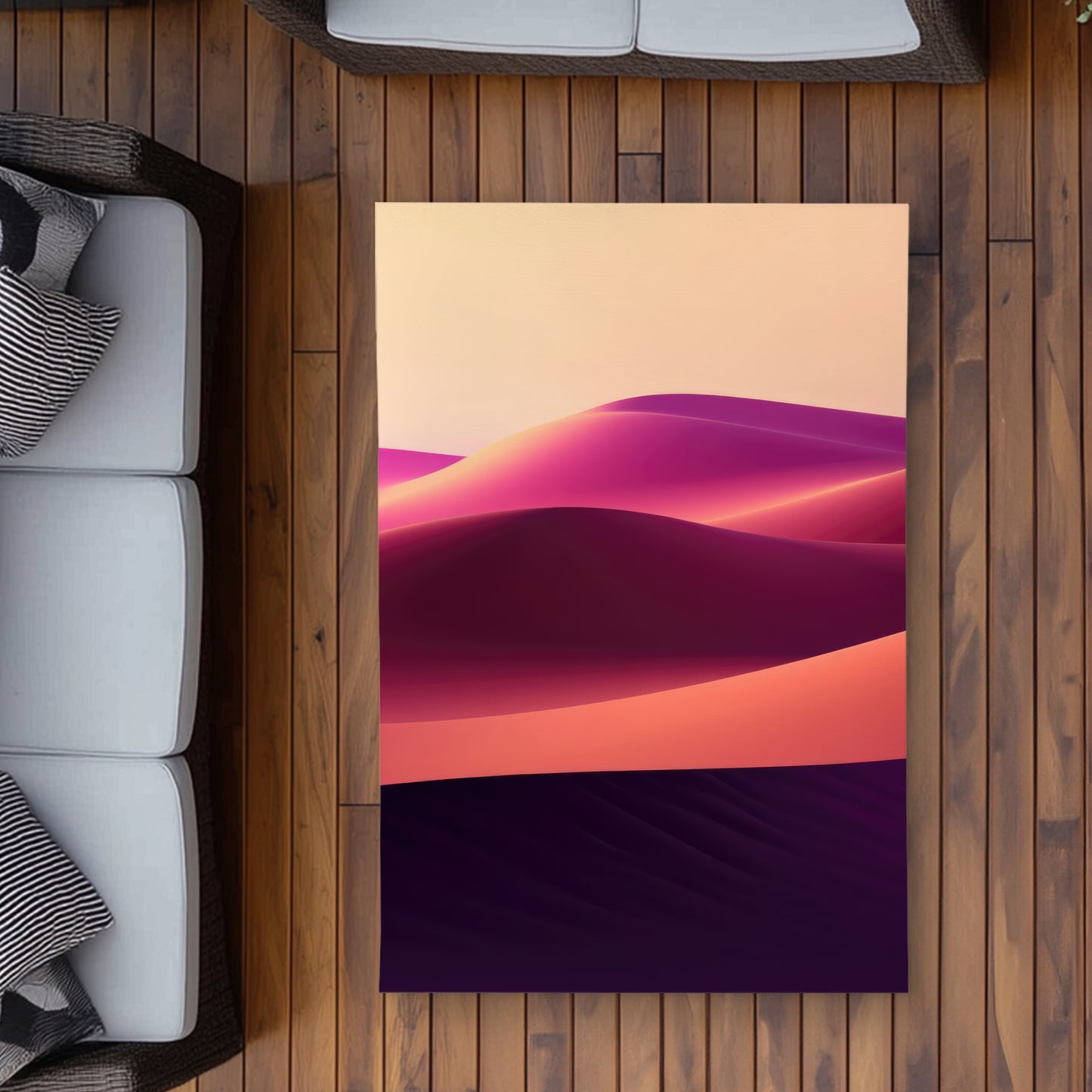 Deep Dunes Pink Outdoor Area Rug for Home Decor | Stylish Design