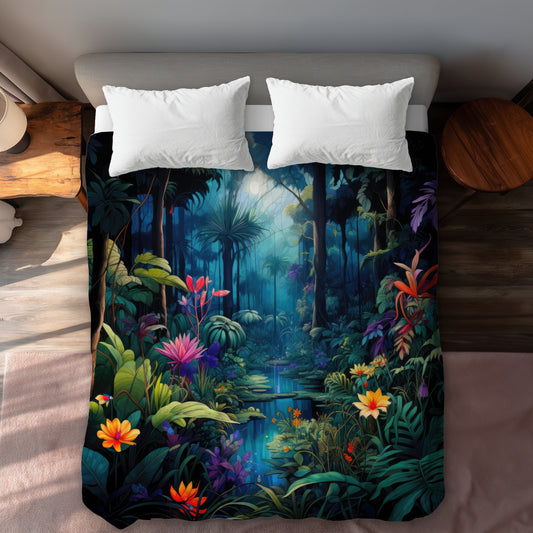 The Beauty of Nature Blue Duvet Cover | Home Decor Delight