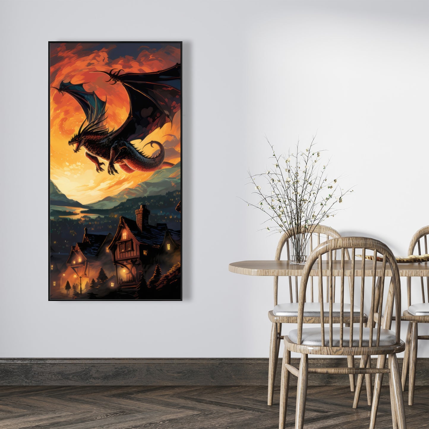 Hope for Mercy - Gray Framed Canvas Home Decor Art