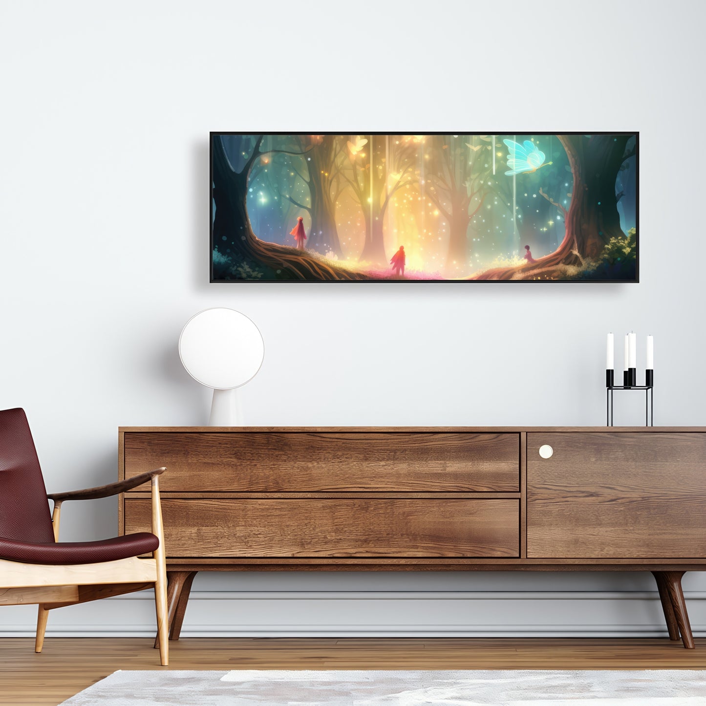 A dream come true - Framed Canvas - Print on demand