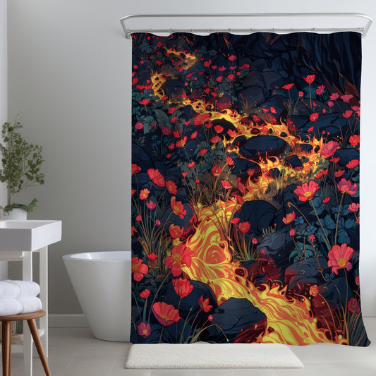 Dodging nature - Shower Curtain