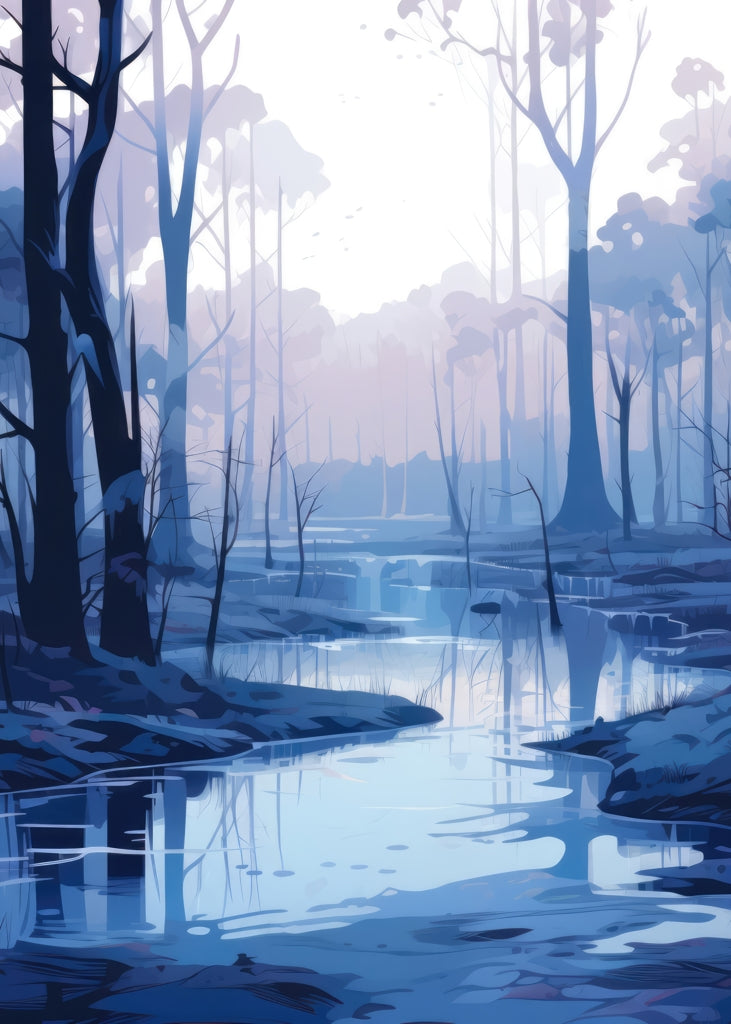 Cold and muddy - 17"x24" Bath mat