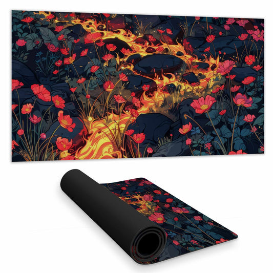 Dodging Nature Desk Mat - Elegant Home Decor Surface Pad