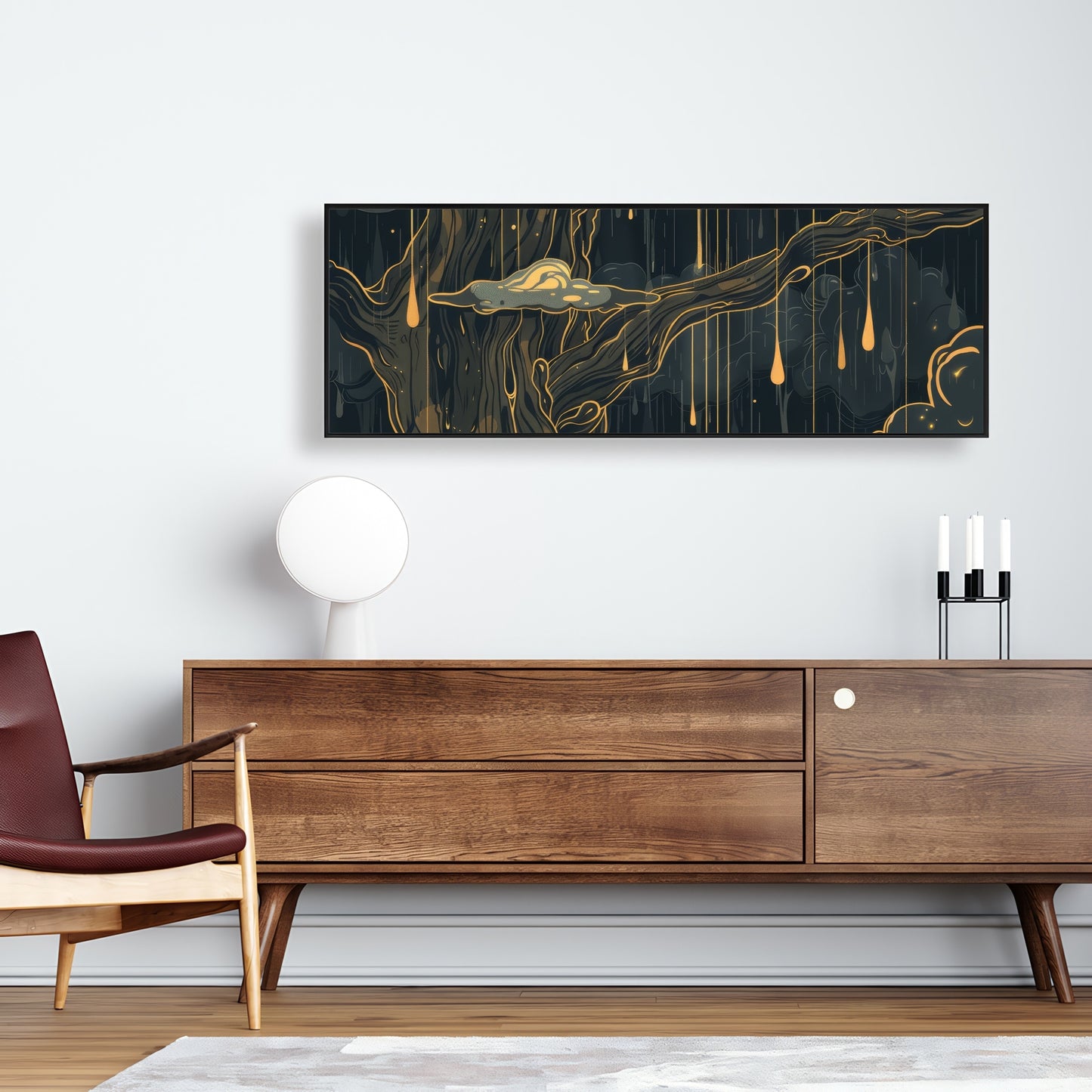 Goopy - 36"x36" Framed canvas