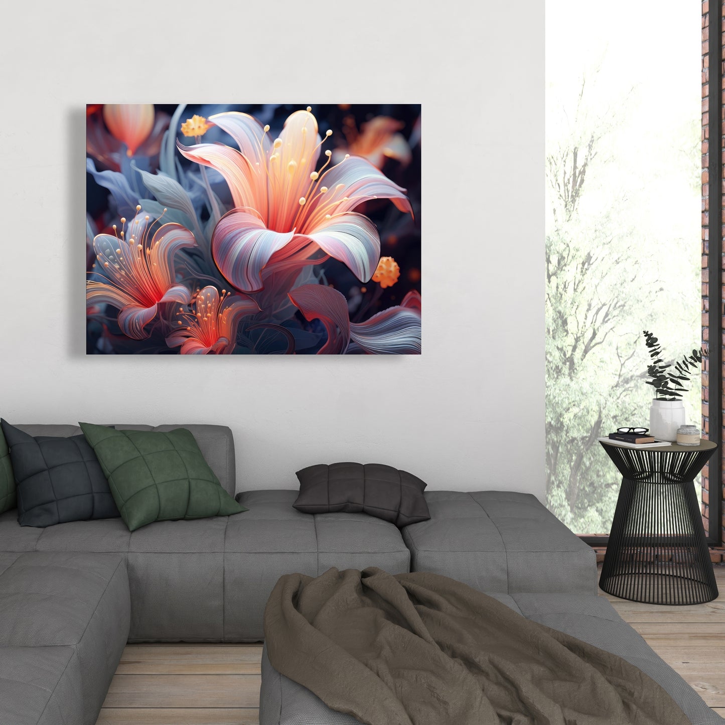 Astral bloom - 32"x32" Canvas