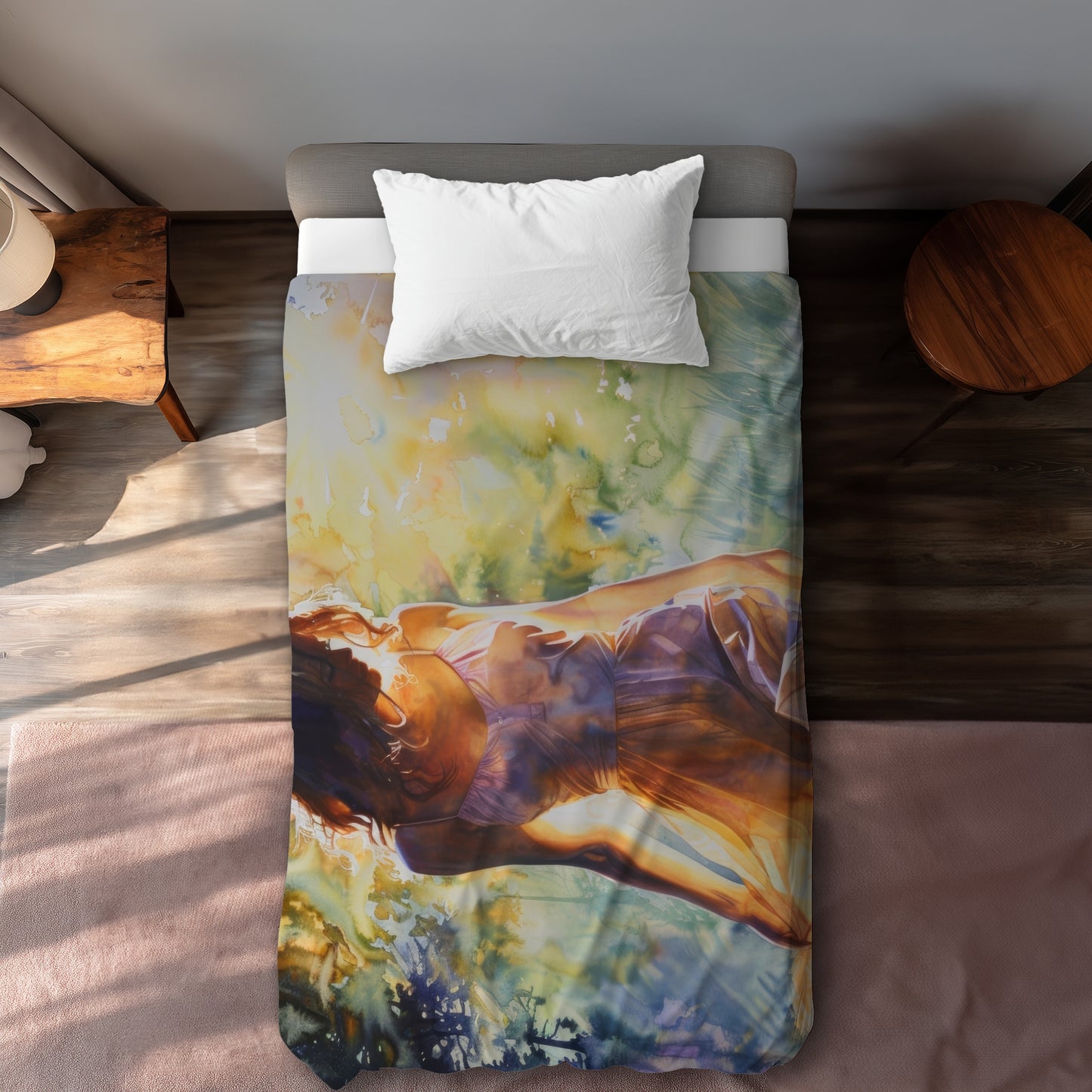 Out of the water - 88"x88" Duvet Cover