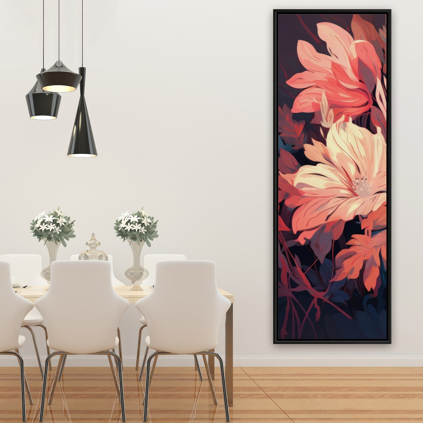 Silent charm - 36"x36" Framed canvas