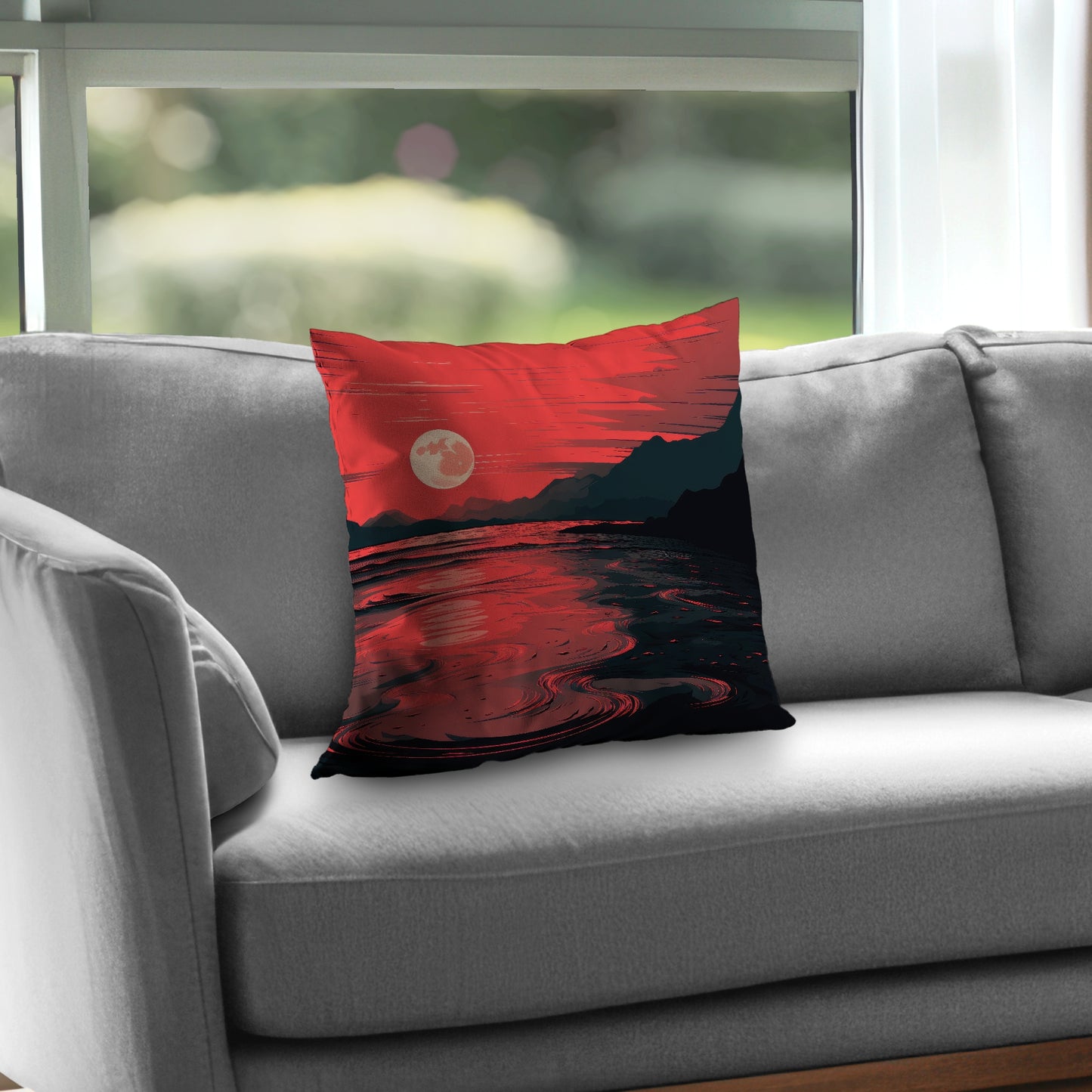 Bloody tides - Throw Pillow