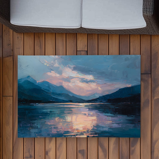 Reflect Beige Outdoor Area Rug | Stylish Home Decor Accent