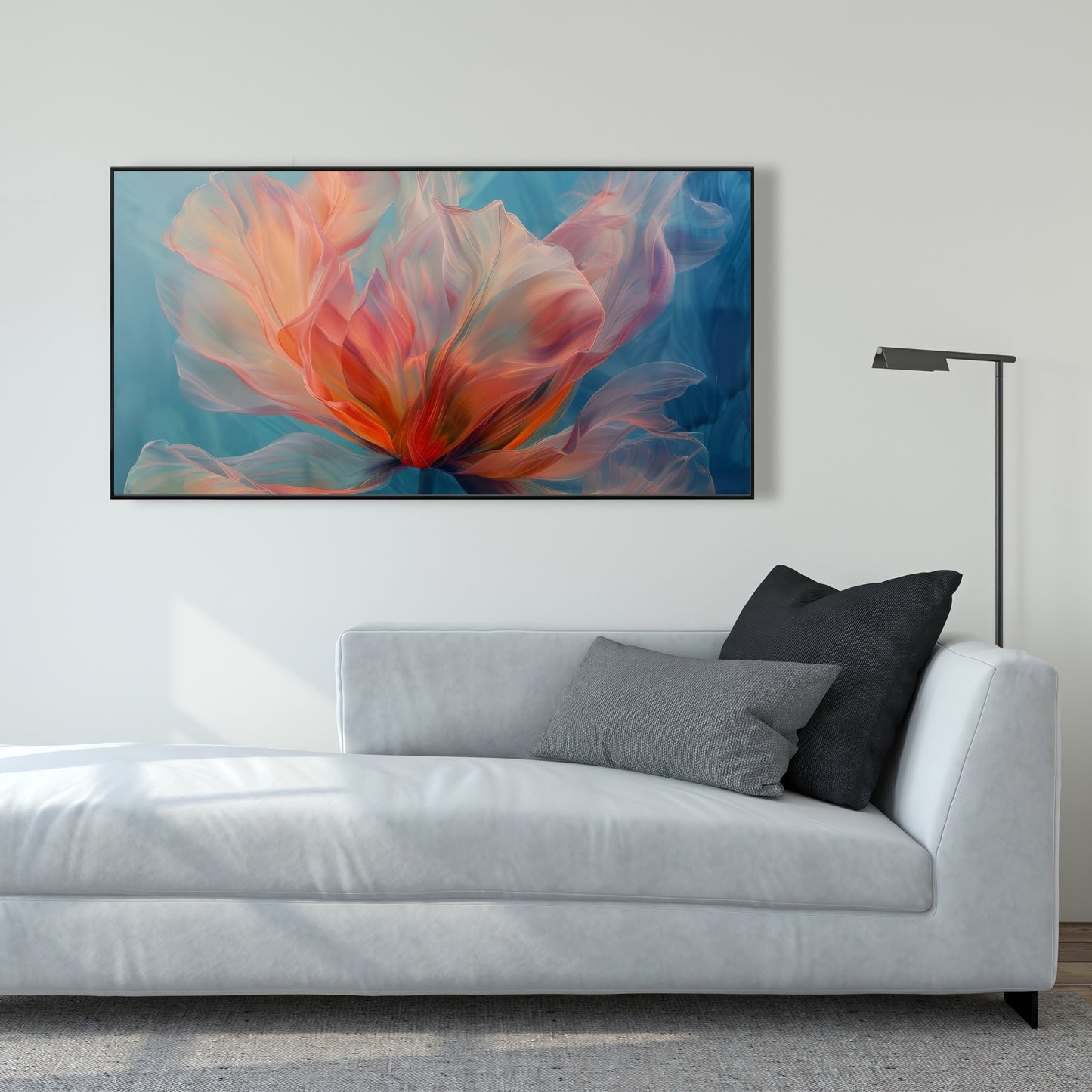 Blend - Framed Canvas - Print on demand