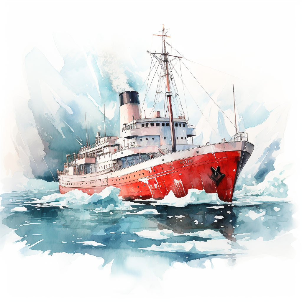 Icebreaker - Throw Pillow