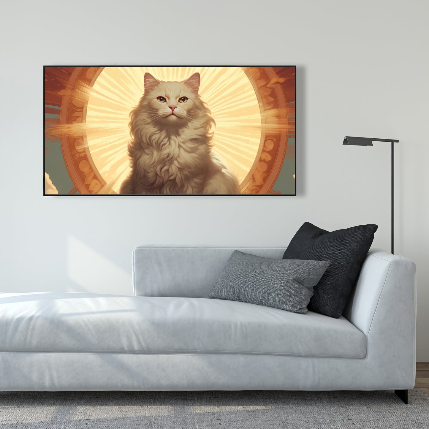 Infinite carelessness - 36"x36" Framed canvas