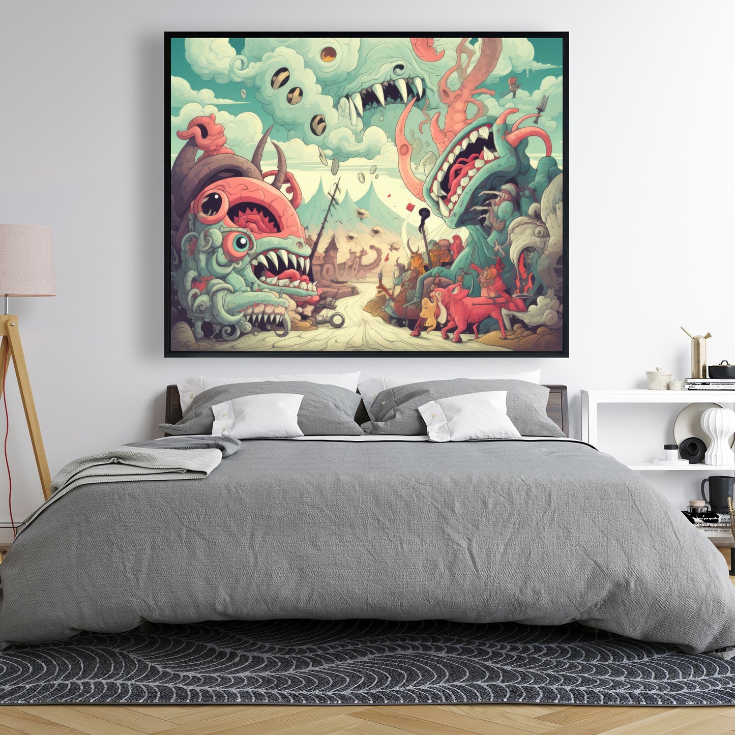 Unimaginable - Framed Canvas - Print on demand