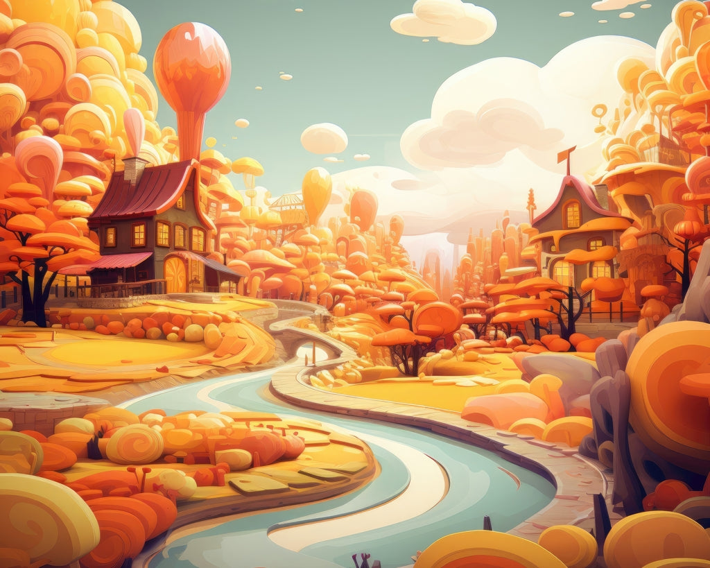 Honey land - 14"x18" Polyester Placemat