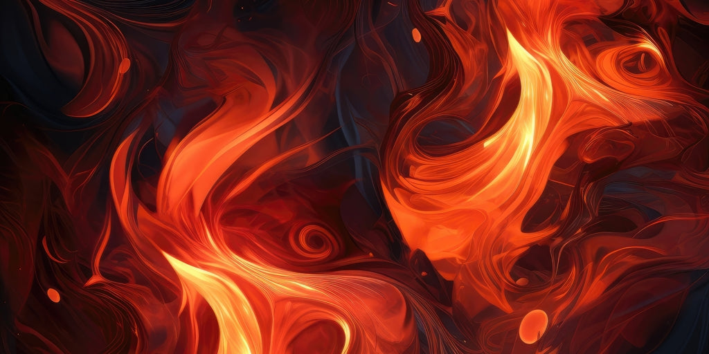 Fires of heck - Desk Mat