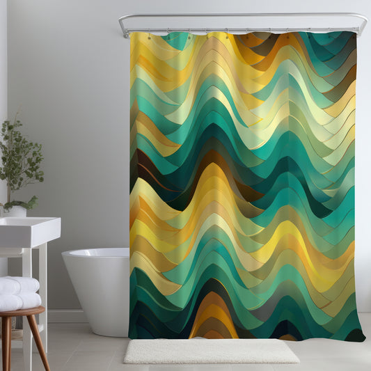 Jagged luxury - Shower Curtain