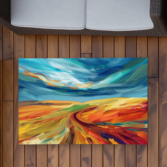 Land flow Outdoor Area Rug | Stylish Home Decor Solution