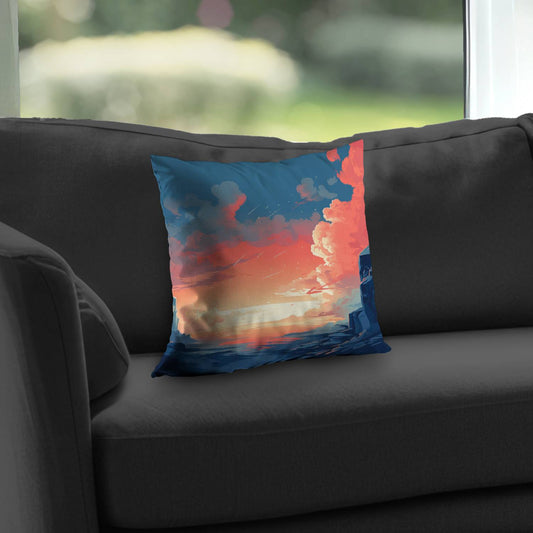 Inspiration Poly Twill Throw Pillow - Stylish Home Decor