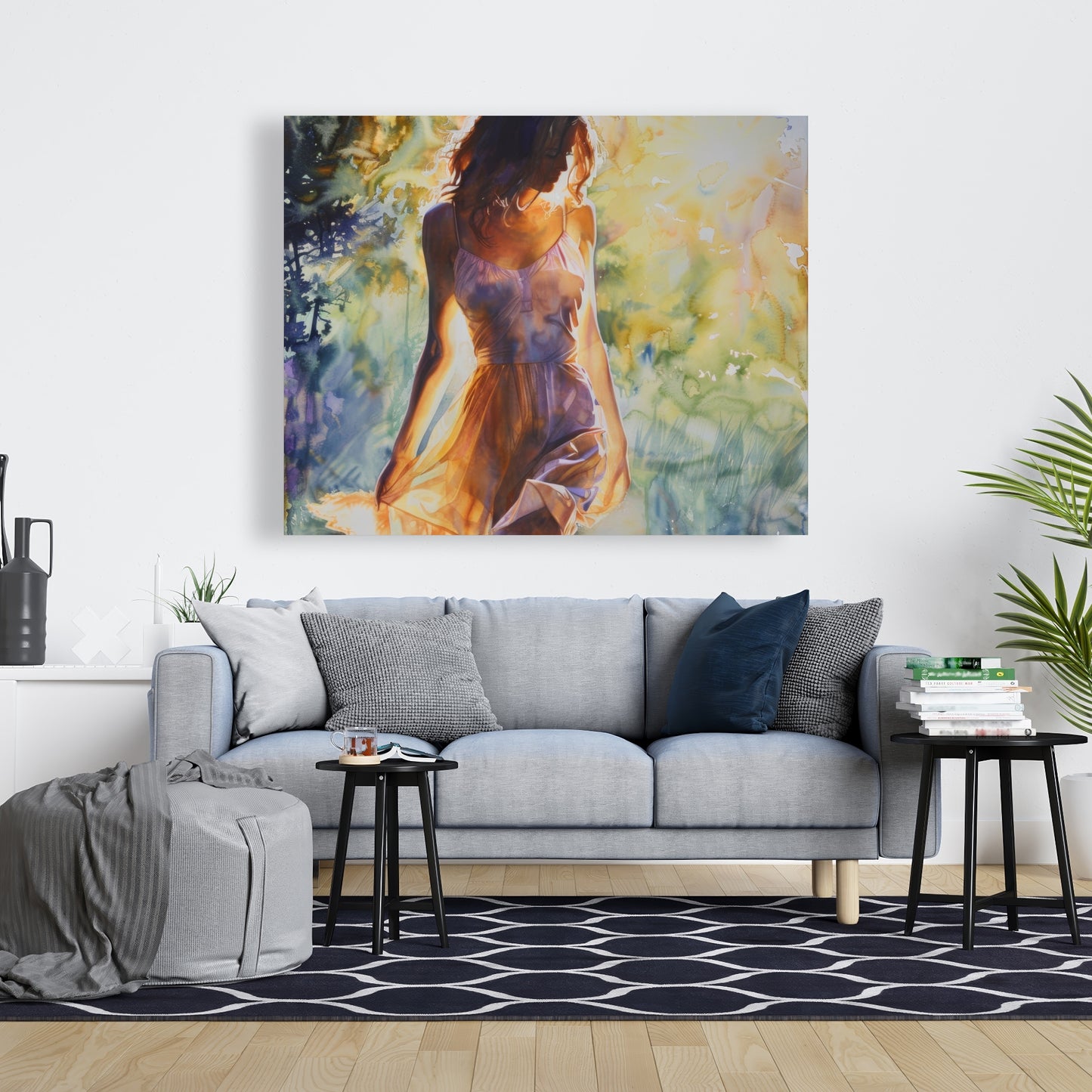 Out of the water - 32"x32" Canvas