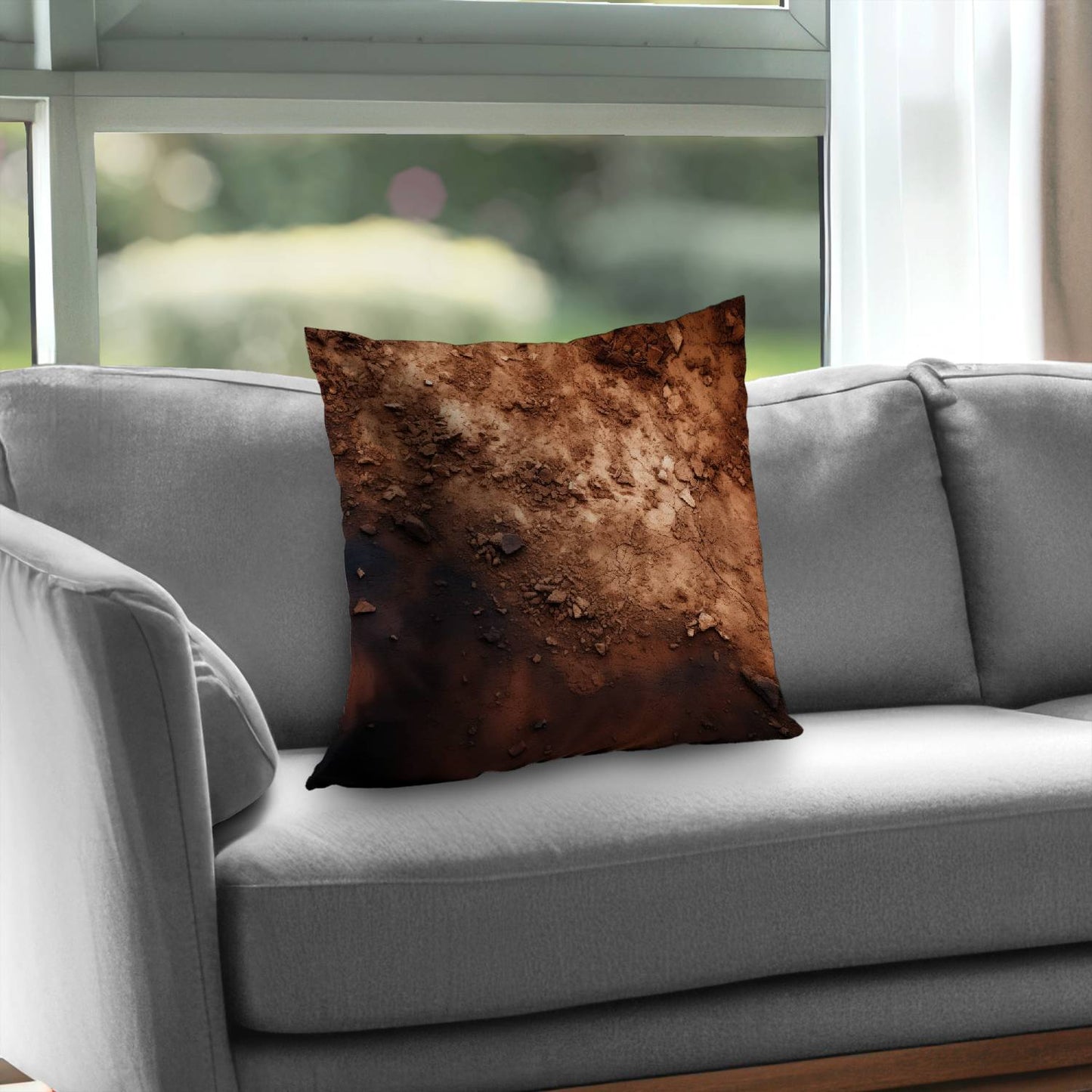 The dark patch - Throw Pillow