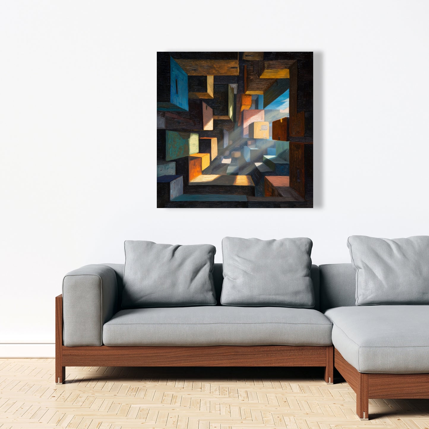 Boxed up - 24"x24" Canvas
