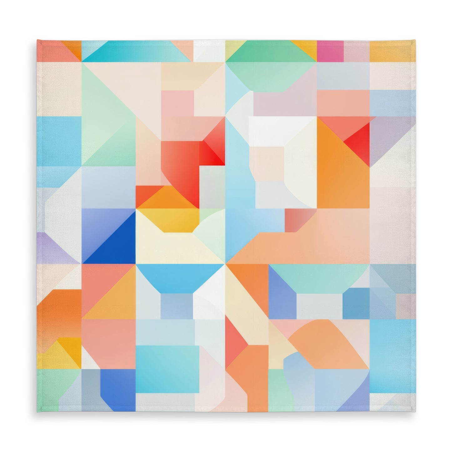 Geometric Cadence Blue Indoor Outdoor Tablecloth | Home Decor