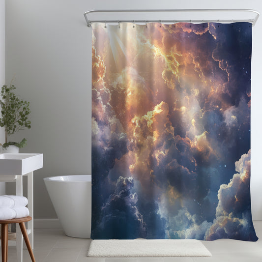 Lumière perçante - Rideau de douche