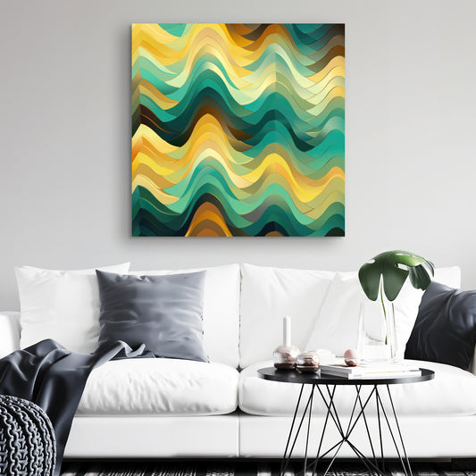 Jagged luxury - 32"x32" Canvas