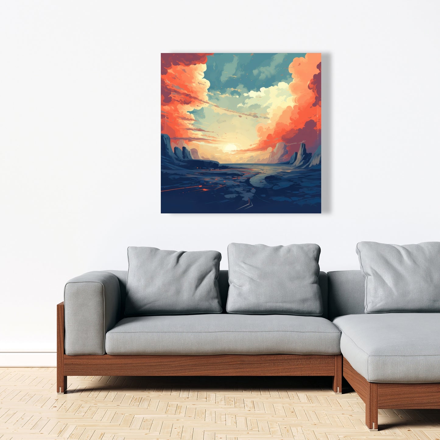 Finally light - 32"x32" Canvas