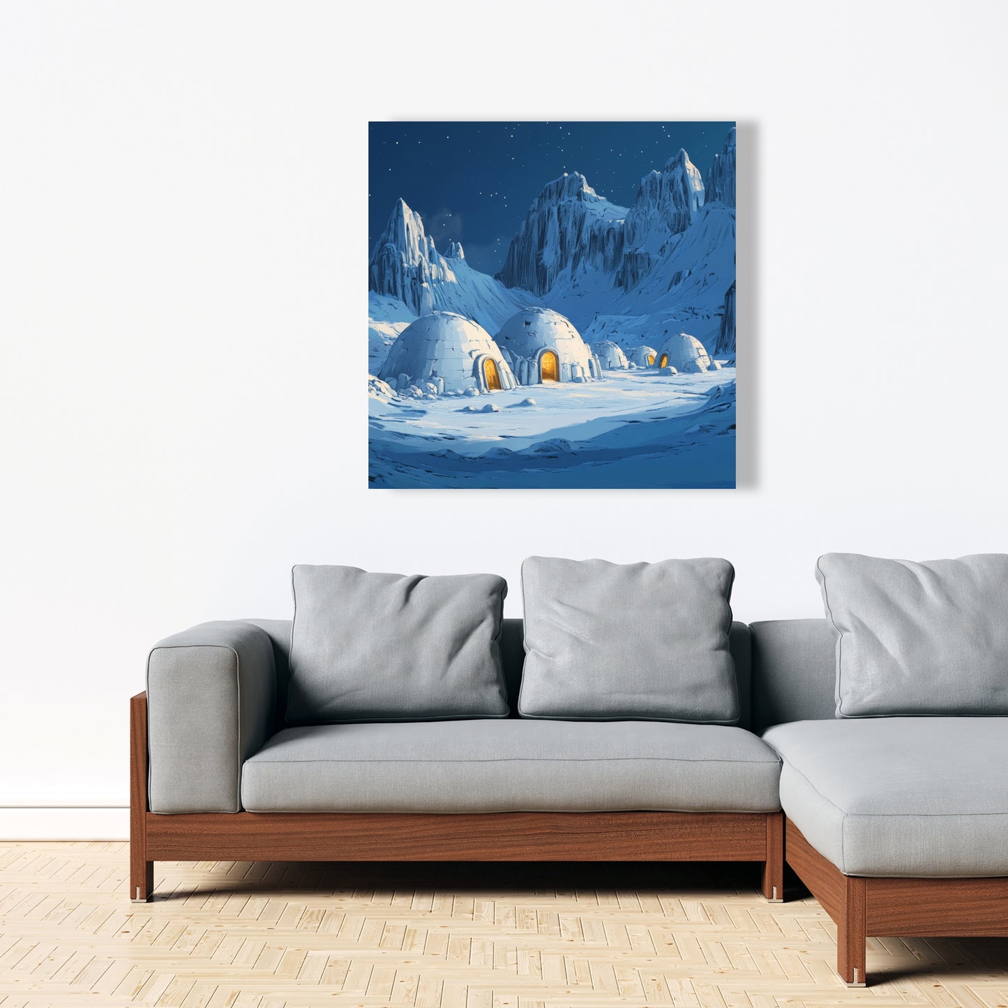 Ice cold - 32"x32" Canvas