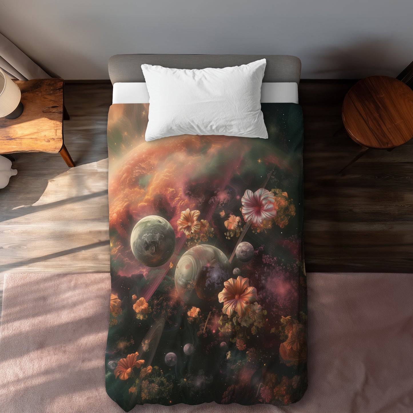 Capturing light - 88"x88" Duvet Cover