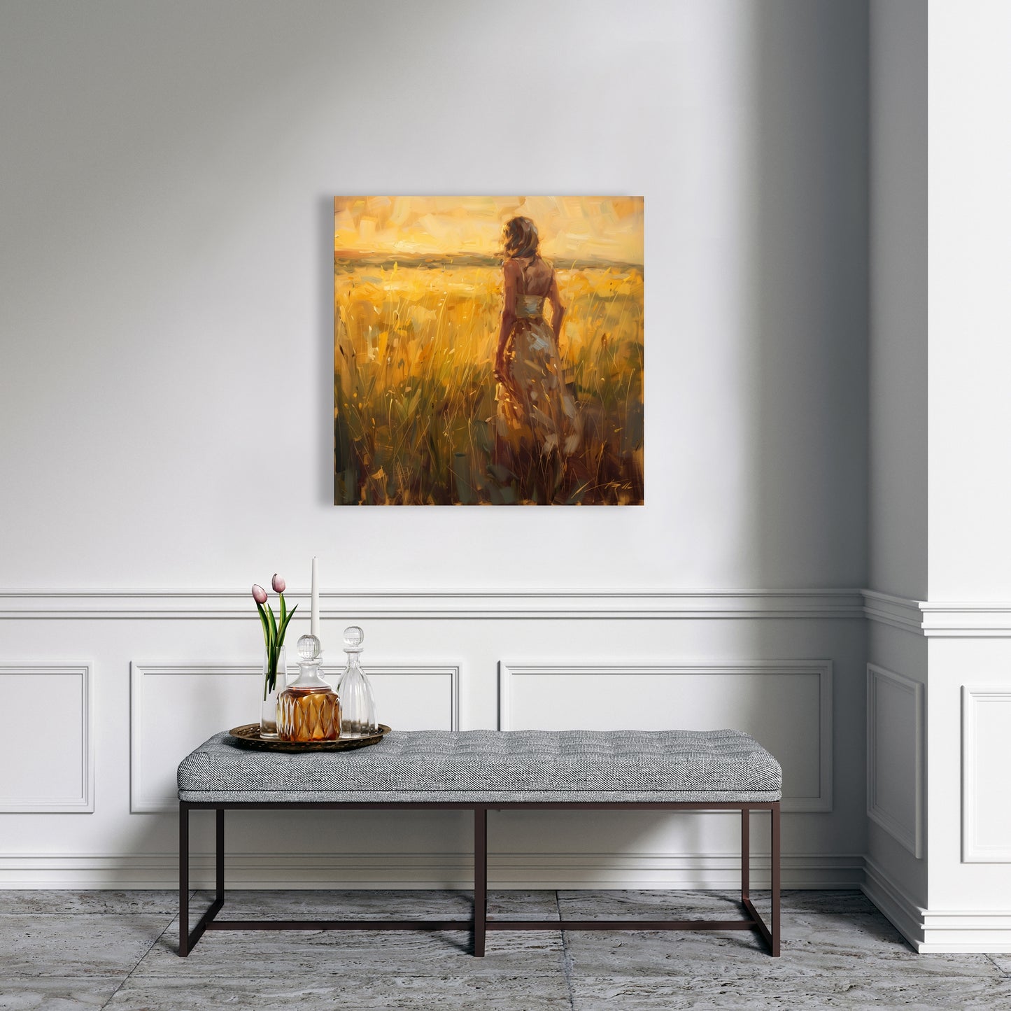 Exploring - 32"x32" Canvas