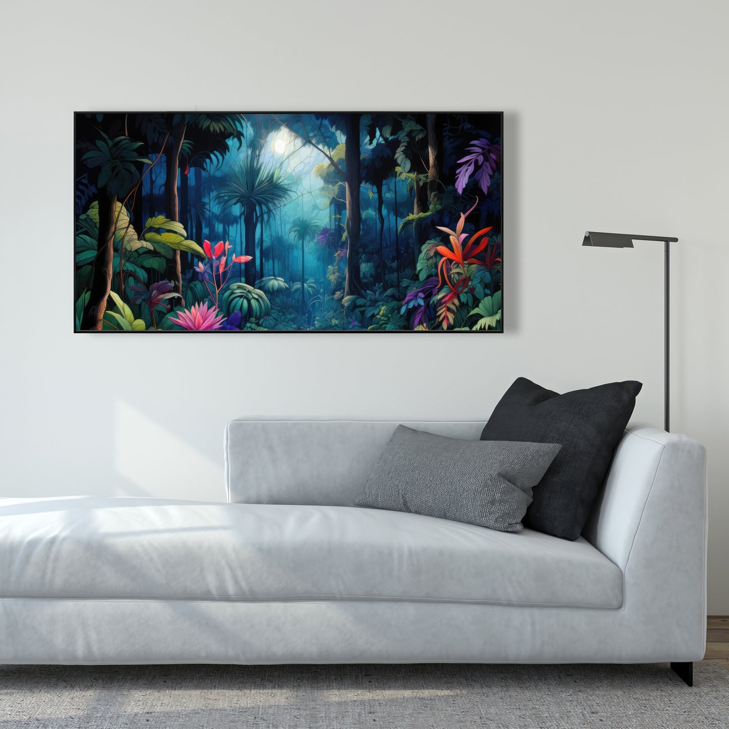The beauty of nature - Orange Framed Canvas for Home Decor