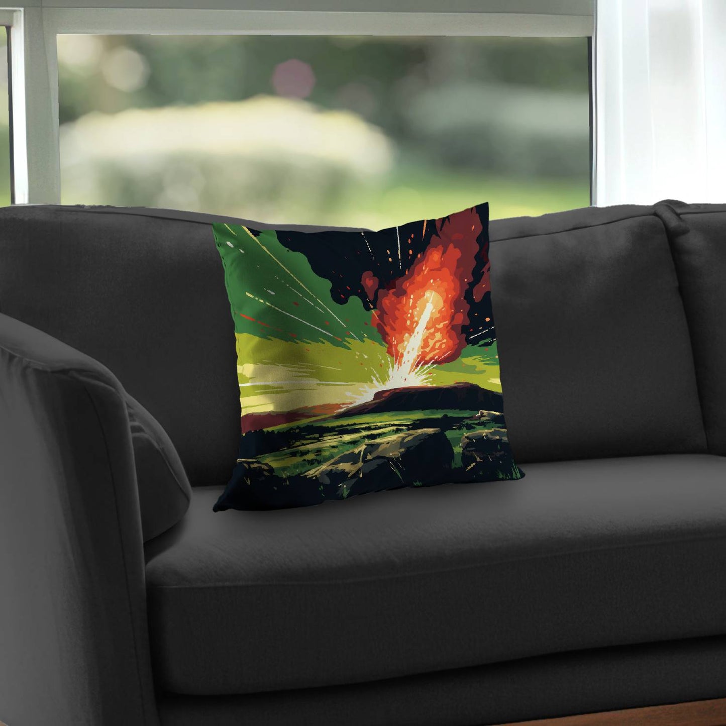 The Crash Orange Poly Twill Throw Pillow Insert | Home Decor