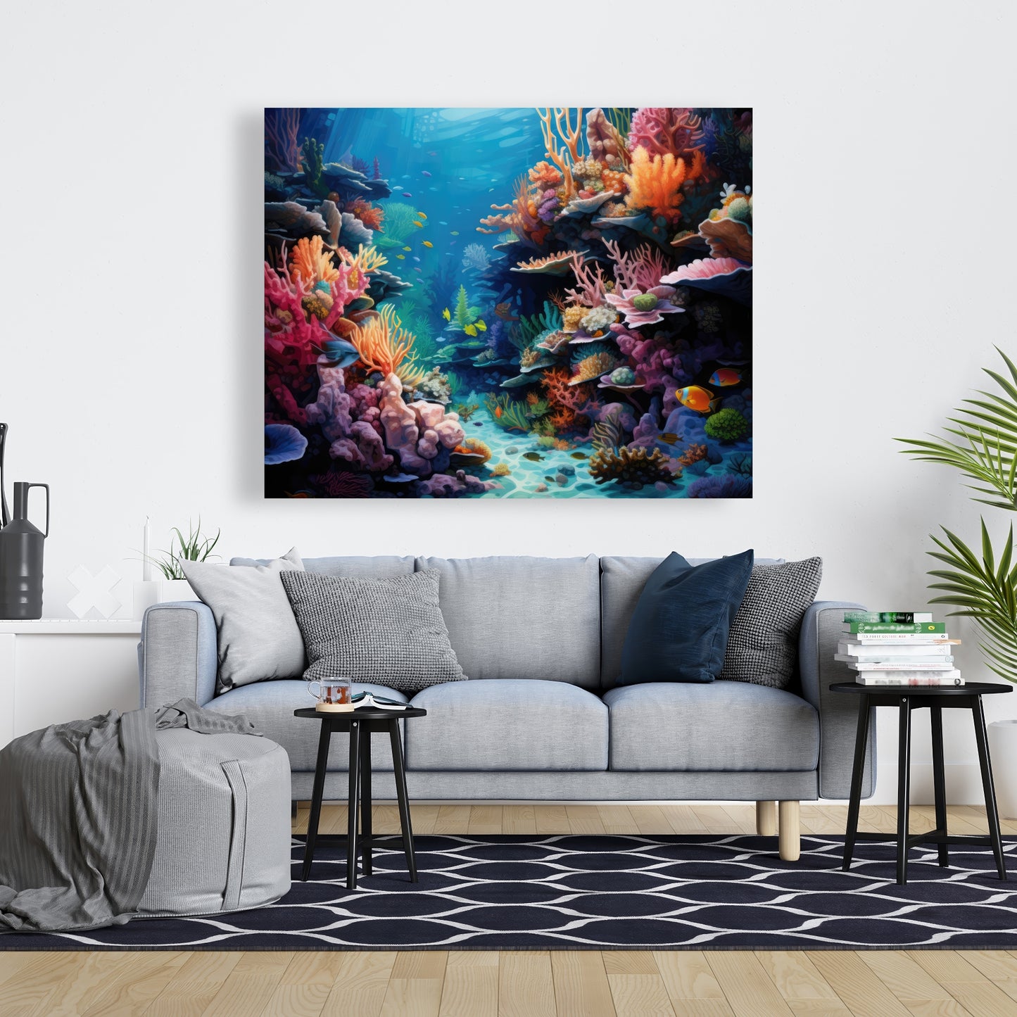 Coral - 32"x32" Canvas