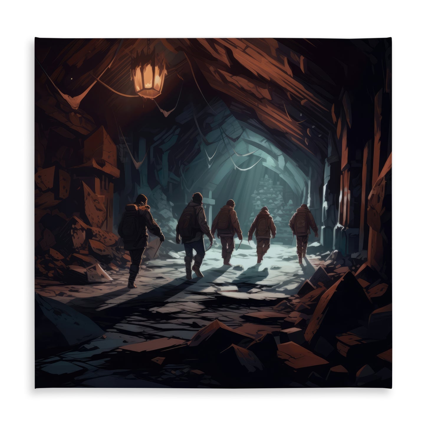 La nappe Catacombes - Décor élégant pour l'intérieur et l'extérieur