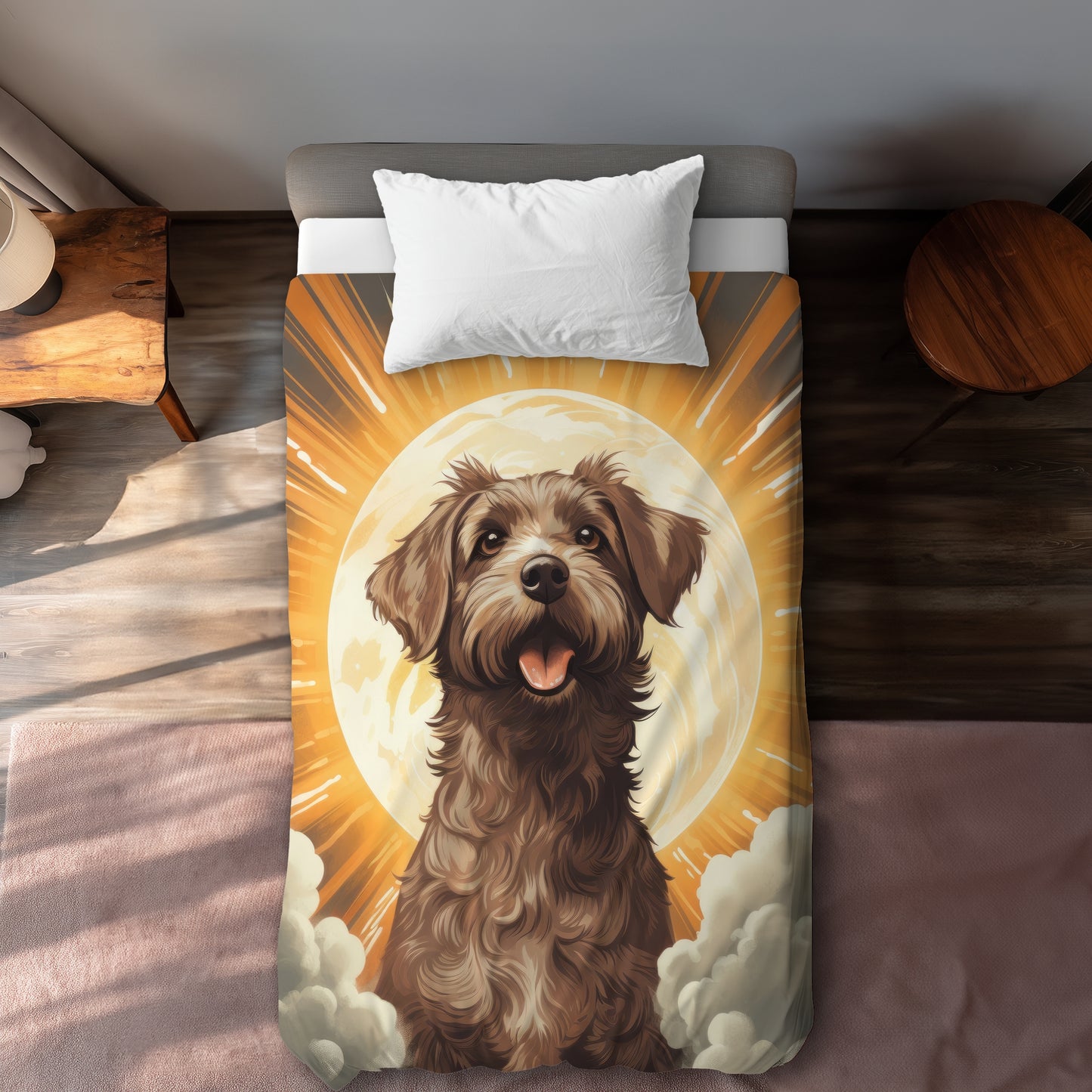 Pupper White Duvet Cover - Stylish Home Decor Essentials