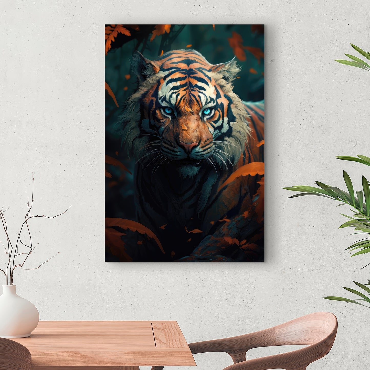 Observed Blue Canvas for Home Decor - Stylish Wall Art
