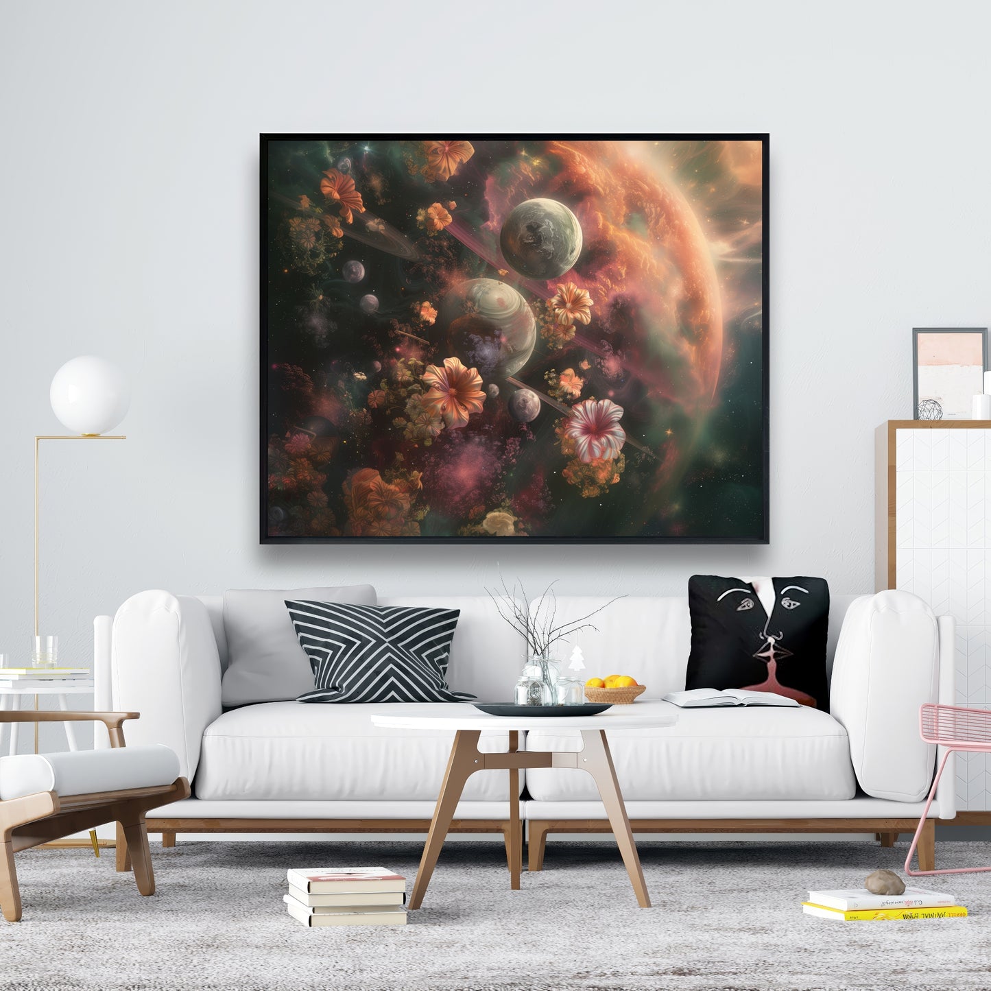 Capturing light - 36"x36" Framed canvas