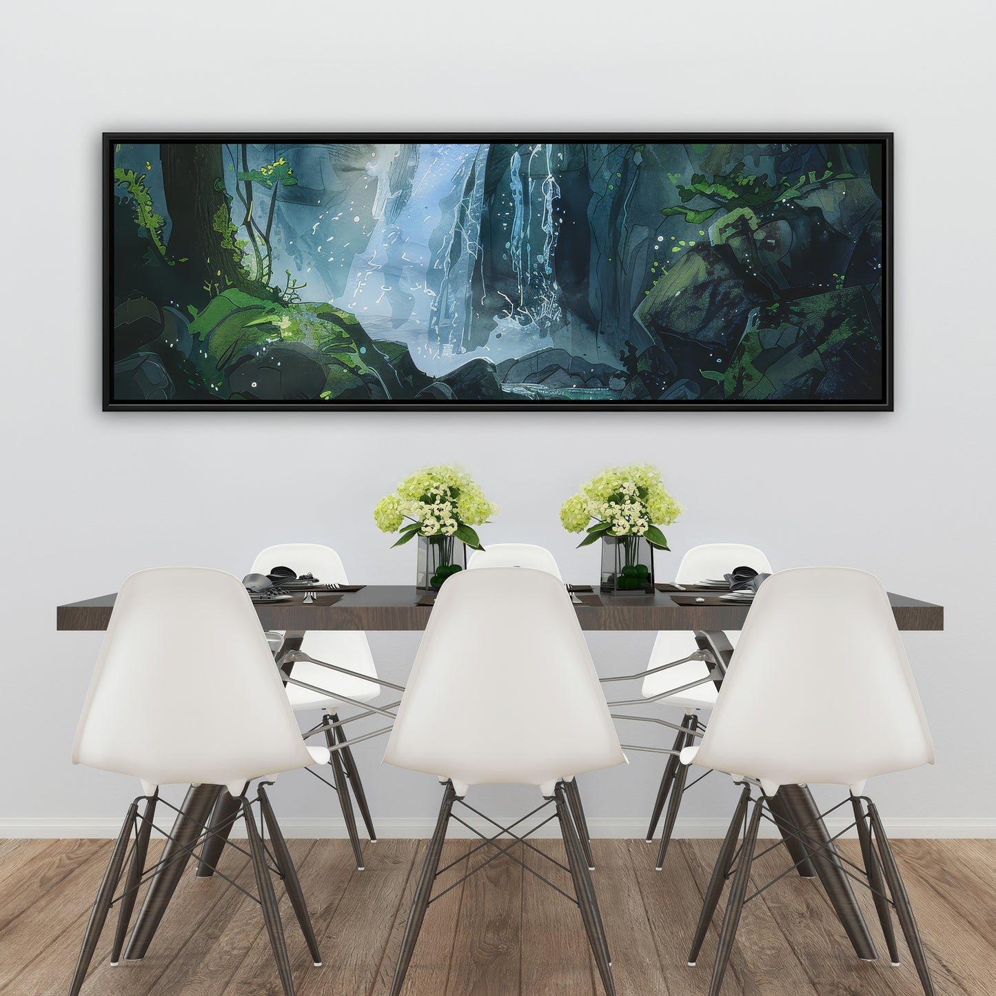 Sleeping fall - 36"x36" Framed canvas