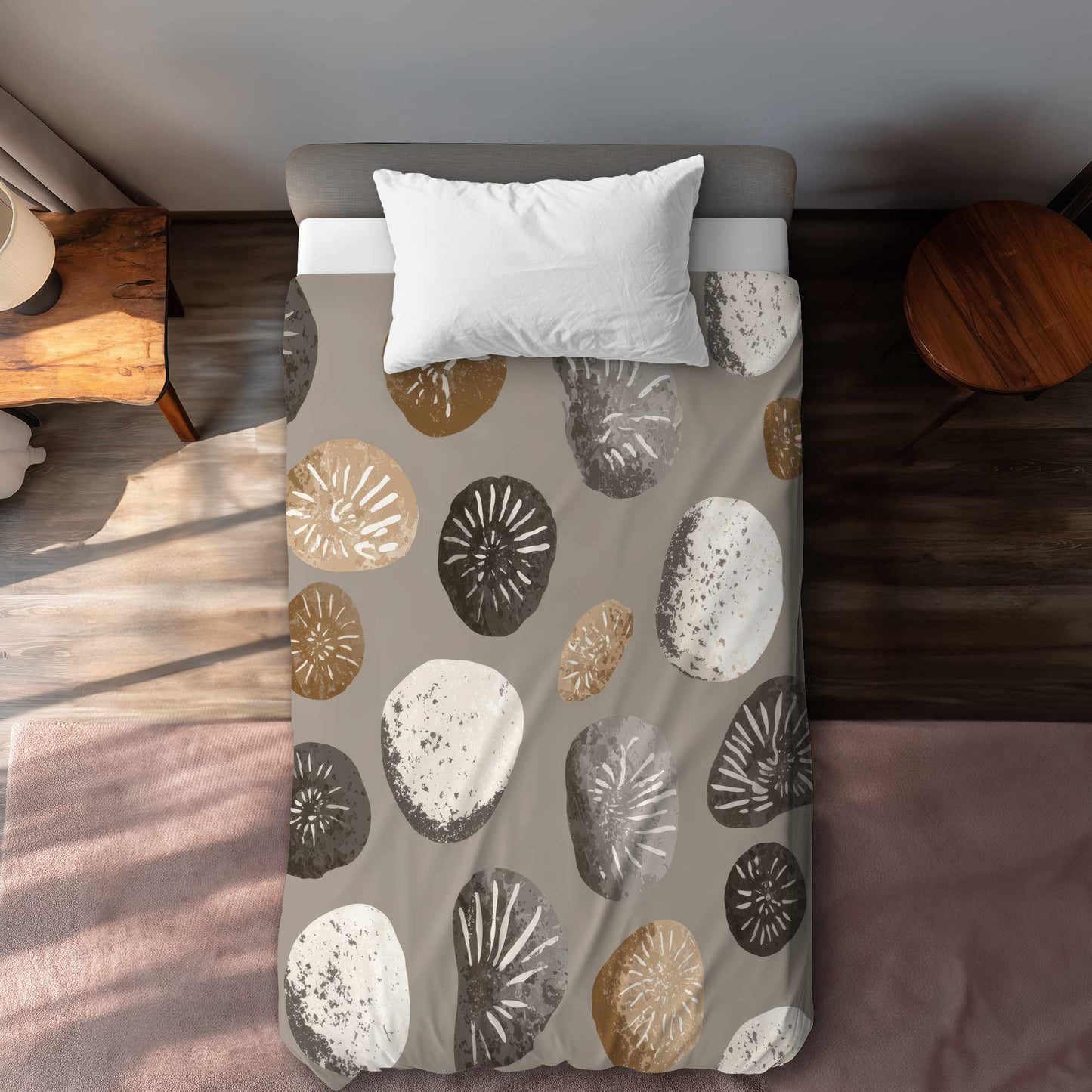Housse de couette Earthstone Echoes | Linge de lit élégant pour la maison