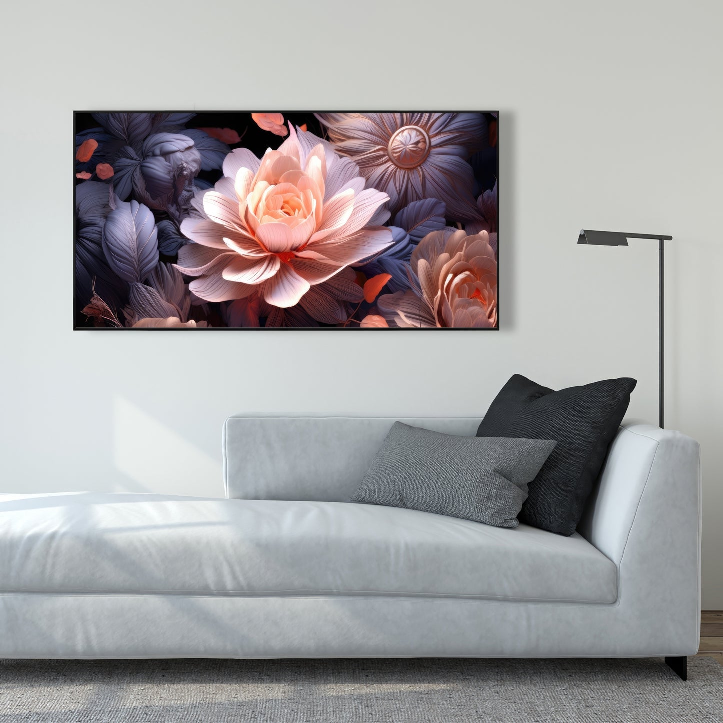 Sublime light - 36"x36" Framed canvas