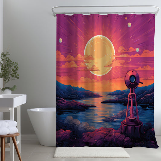 Mesurez le calme - Rideau de douche